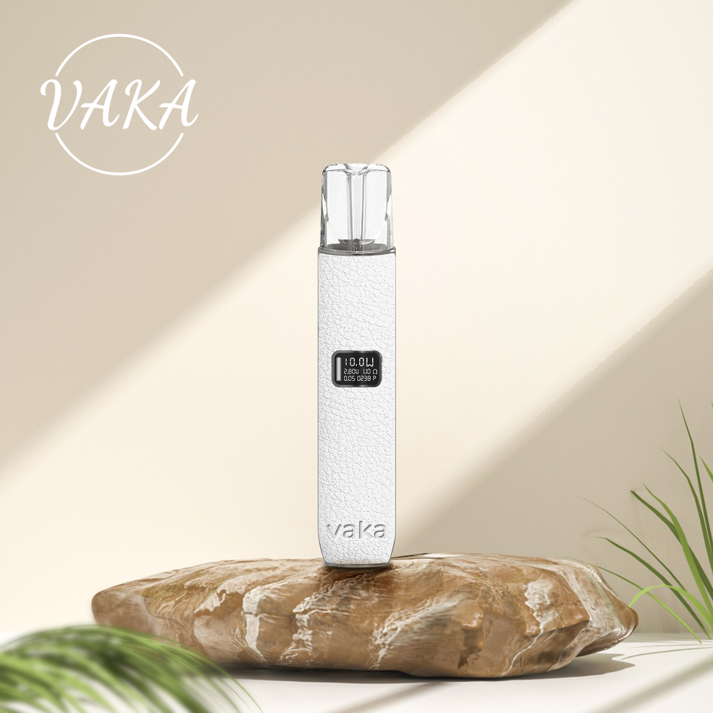 VAKA皮革主機 |兩段式調節 |LED顯示屏換彈式主機霧化桿 通用sp2/lana等一代煙彈-VAKA糖果雲煙館