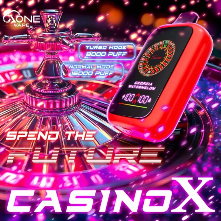 【AONE VAPE CASINO X】 16000口賭場一次性電子煙 原裝正品 俄羅斯轉盤鋼珠設計-VAKA糖果雲煙館