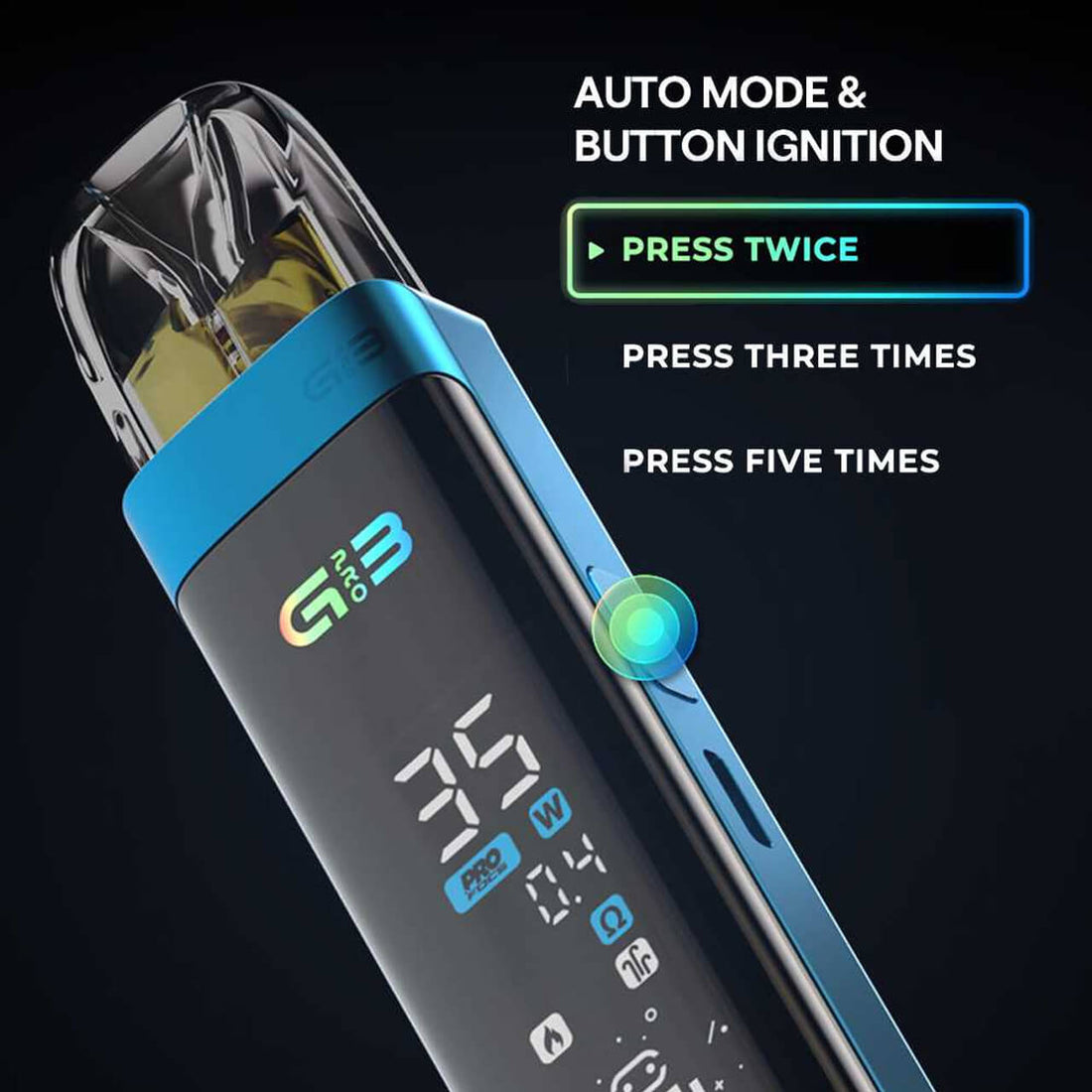Uwell咖喱G3 Pro主機套裝-注油主機裝備-VAKA糖果雲煙館
