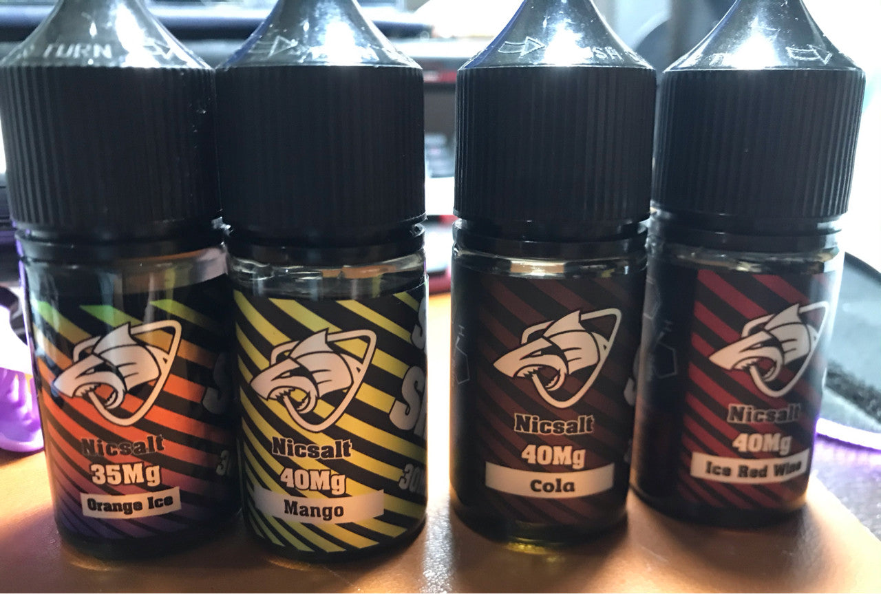 🦈【鯊克ZERO SHAQ煙油】小煙油-35ML/40MG-電子煙煙油-0丁煙油-原裝正品-VAKA糖果雲煙館