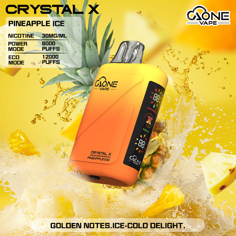 AONE Crystal X水晶2代 | 原產正品 | 12000口超大容量一次性電子煙-VAKA糖果雲煙館