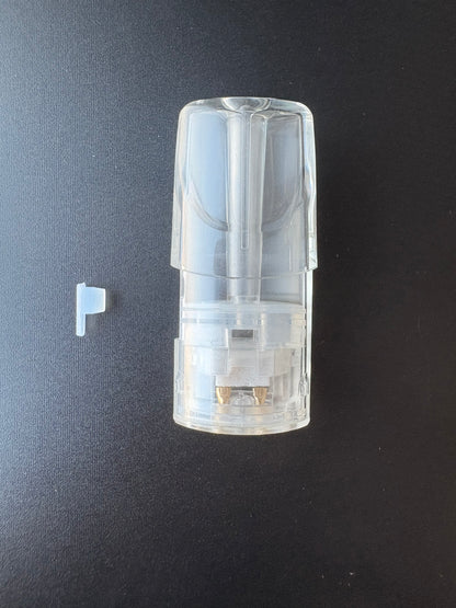 一代新款側灌油空彈 可以重複/填充注油煙彈殼 白色陶瓷芯升級版底座-台灣現貨秒發