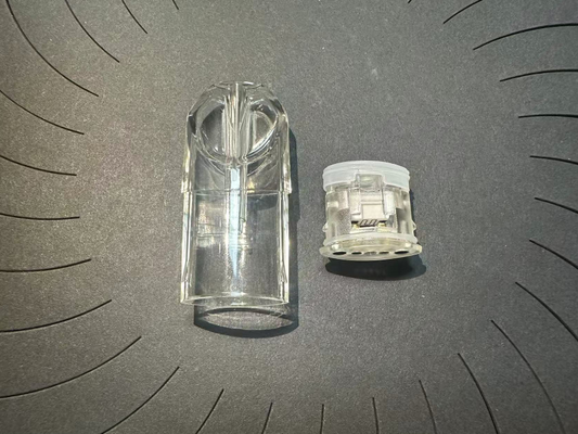 【新品SP2空彈】1.6ML/白色陶瓷透明款煙彈殼 ，爆發足不漏油，廢油，拒絕燒焦，一代主機設備通用-台灣現貨秒發